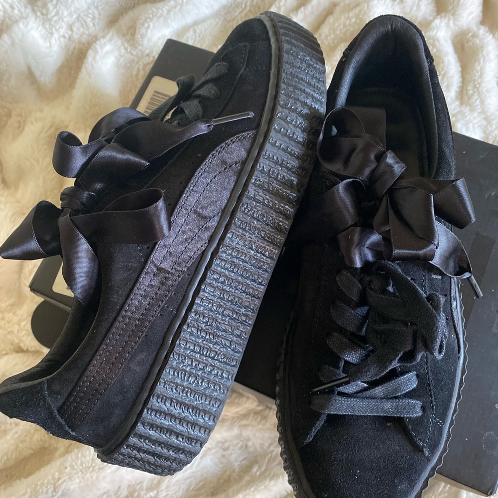 Rihanna Puma Creepers Suede Satin Laces